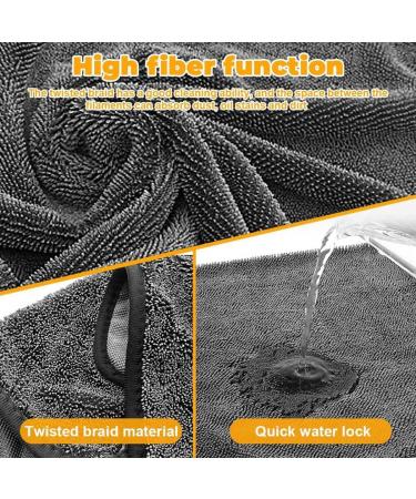 Firstrays 3Piece Car Drying Towels Drying Towel Microfibre Cloths Shiny Bath Absorbent Shower Cubicles Cloth - Buy Online on GoSupps.com