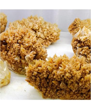 1pc Oversized Natural Yellow Calcite Cluster coarse Specimen Crystals Quartz Flower Cluster Beautiful Home Decor Decoration Crystal (Size : 1200-1400g) - Buy Online on GoSupps.com