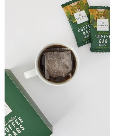 Taylors of Harrogate Rich Italian Ground Coffee Bags - 80 Enveloped Bags - Buy Online on GoSupps.com