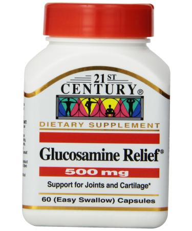 21st Century Glucosamine Relief 500 mg 60 Easy To Swallow Capsules