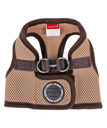 Puppia dog harness for small and medium -sized dogs - soft vest in many colors - also used as a puppy dishes - anti -anti -tin tableware for dogs beige m m beige