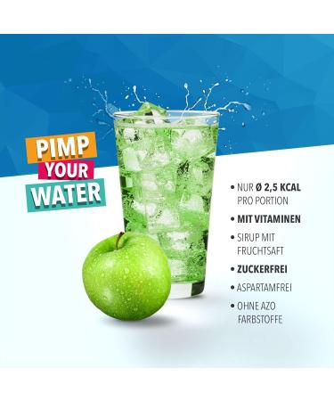 Best Body Nutrition Vital Drink Zerop - Green Apple Concentrate - Sugar-Free Syrup - Makes 80 Liters - 1000ml Pack - International Shipping Available - Buy Online on GoSupps.com