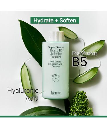 Farm Rx Super Greens Hyalru B5 Emulsion | Hydrating Vegan Moisturizer | Korean Skin Care - Lightweight & Soothing - Buy Online on GoSupps.com