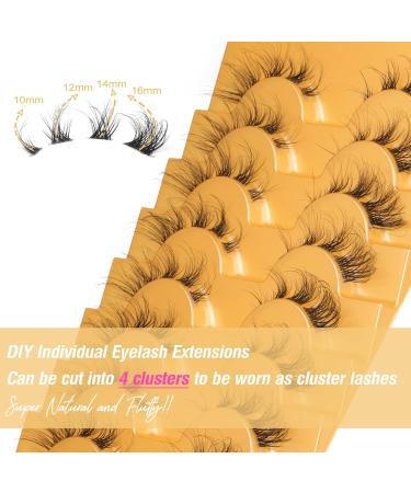 ALICE D Wispy Faux Mink Cat Eye False Eyelashes - 8 Pairs - Buy Online on GoSupps.com