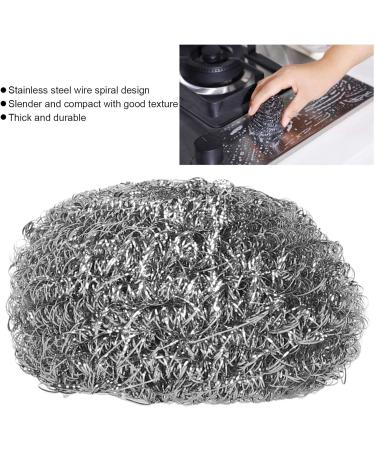 20Pcs Stainless Steel Scourer Scrubber Metal Scouring Pads KitcheCleaning Tool TS183 for Kitchens Bathroom and More Kitchenware - Buy Online on GoSupps.com