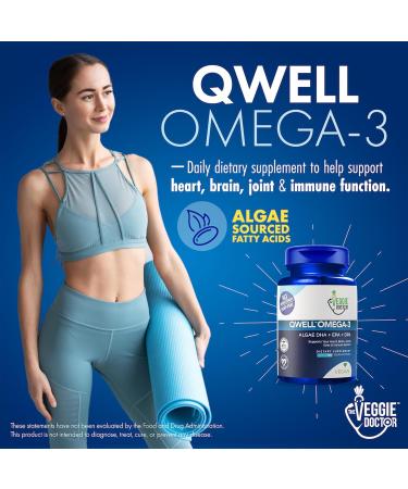 Vegan Omega 3 Supplement Algae Omega 3 with DHA EPA DPA Vegan Capsules from Algal Fish Oil Alternative Plant-Based Algae Oil Formula Non-GMO Carrageenan-Free (120 Capsules 2 Month Supply) 120 Count (Pack of 1) - Buy Online on GoSupps.com