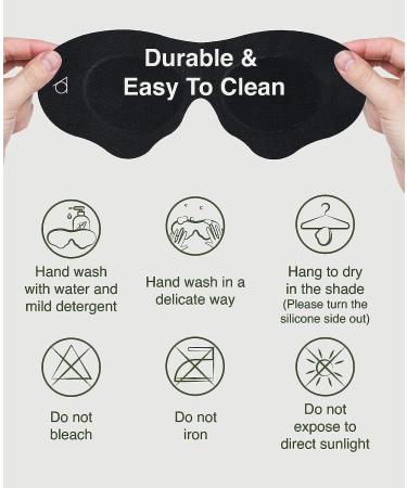 Acousdea No Strap Sleeping Eye Mask for Men and Women - 100% Light Block-Out, Comfortable & Soft - Ideal for Side-Sleepers & Travel - Zero Pressure Eye Mask (Medium) - Buy Online on GoSupps.com