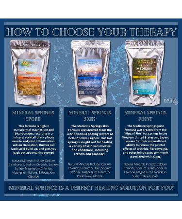 Medicine Springs Hot Tub Mineral Therapy - Joint Formula for Healing | 400 Gallons - Buy Online on GoSupps.com