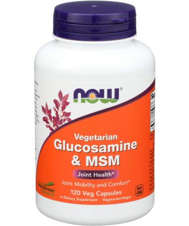 Now Foods Vegetarian Glucosamine & MSM 120 Veg Capsules