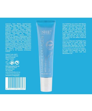 Om She Aromatherapy Marine Collagen with Red Algae Eye Cream - Buy Online on GoSupps.com