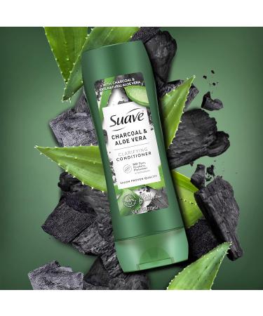 Suave Professionals Clarifying Conditioner for Oily Hair with Charcoal & Aloe Vera - Paraben Free 12.6 oz - Best International Shipping - Buy Online on GoSupps.com