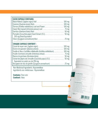 Genestra Brands - Black Walnut Capsules - Herbal Formula to Support Digestive Health - 90 Vegetable Capsules - Buy Online on GoSupps.com