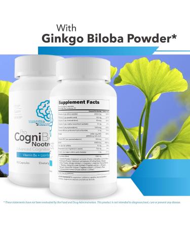 Pro Cogni Boost Brain Supplement - Top Memory & Clarity Blend - Our Best Pro Cogni Boost Nootropic Formulated for Overall Brain Health & Function - Think Cearly with Pro Cogniboost Brain Supplement - Buy Online on GoSupps.com