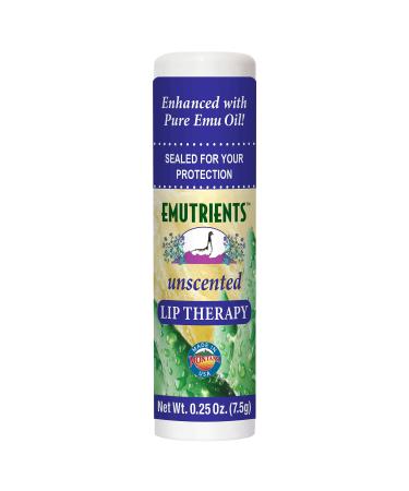 Montana Emu Ranch Natural Lip Balm 0.25 Ounce - Unscented - Made with Pure Emu Oil