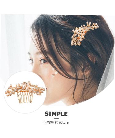 MERRYHAPY Bridal Hair Accessories Wedding Hair Accessories for Bridal Wedding Hair Side Comb Bride Hair Accessories Hair Comb for Women Hair Side Comb for Girl Pearl Hair Side Comb - Buy Online on GoSupps.com