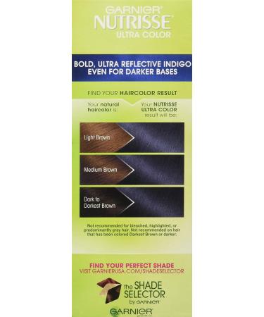 Garnier Nutrisse Ultra Color IN1 Intense Indigo Blue Hair Dye - 1 Count - Buy Online on GoSupps.com