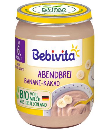 Bebivita Evening Porridge Banana-Cocoa pack of 6 - Buy Online on GoSupps.com