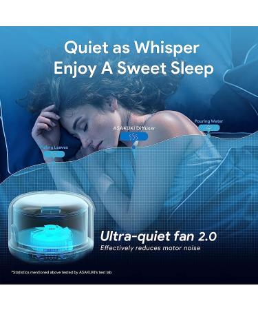 Asakuki 500ml Aroma Diffuser - Ultrasonic Essential Oil Humidifier with Timer Auto Shutoff 7 LED Color Options - Buy Online on GoSupps.com