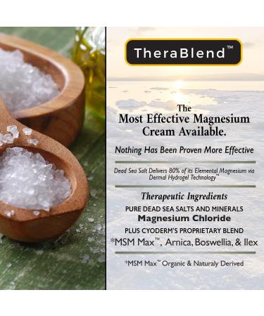 Calming Magnesium Cream 4 oz - Natural Relief for Stress and Muscle Tension - Buy Online on GoSupps.com