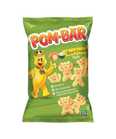 Buy Pom Bear Sour Cream 12 x 75g - Crunchy Snack International Shipping Available - Buy Online on GoSupps.com