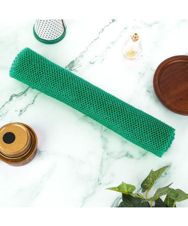 Sibba African Net Long Bath Sponge - Exfoliating Shower Body Scrubber - Green - Buy Online on GoSupps.com