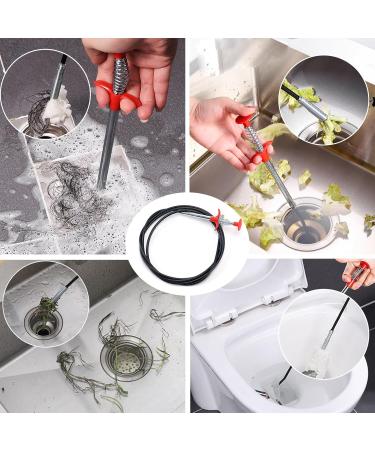 Buy Sewer Cleaning Hook | Eco-Friendly Kitchen Clog Remover & Hair Tool - No Chemicals Needed - Buy Online on GoSupps.com