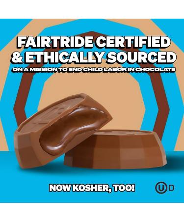  Feastables Feastables MrBeast Chocolate Hazelnut Cups Milk Chocolate Filled with Hazelnut Cream Box of 24 Ideal as a Gift (24x40g) - Buy Online on GoSupps.com