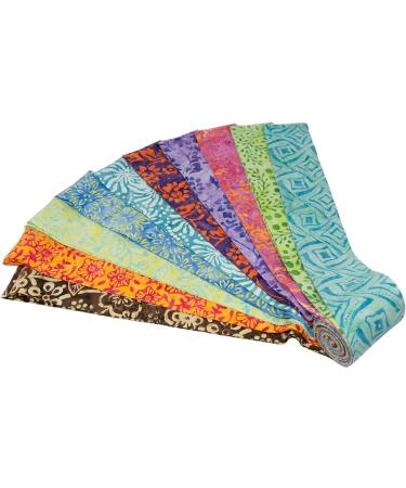 Stitch & Sparkle Indonesian Premium Batik Cotton Vibrant Dreams Jelly Roll 2.5''x 44'' - Buy Online on GoSupps.com