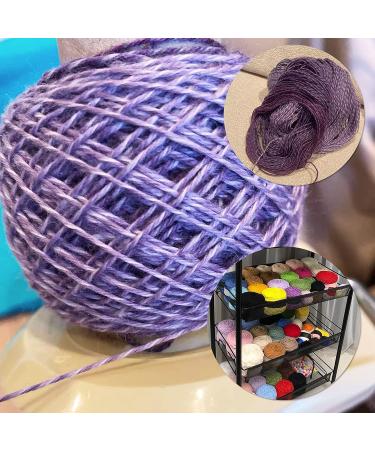 LAMXD Hand Operated Yarn Ball Winder - Portable & Easy to Use with Metal Handle and Clamp - Includes Yarn Needles Set - Buy Online on GoSupps.com