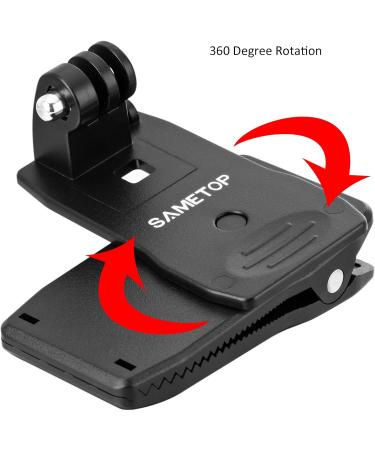 Sametop Rucksack Clip Bracket for GoPro Hero 12-1 Fusion & Max - International Shipping Available! - Buy Online on GoSupps.com