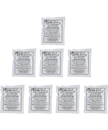 QURA Hina Gujrati Herbal Henna Powder Hair Color Natural Black 40 g (Pack of 8) - Buy Online on GoSupps.com