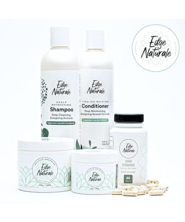 Edge Naturale Follicle Enhancer - Natural Edges Growth Treatment for All Hair Types - Repair & Regrow Hair Edges - Made in the USA - 4 Ounce - Buy Online on GoSupps.com