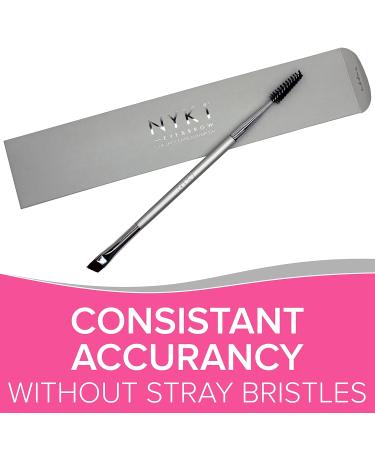 Ultimate Precision Angled Eyebrow Brush & Eyelash Brush - Professional Applicator for Perfect Brows & Lashes | International Shipping Available - Buy Online on GoSupps.com