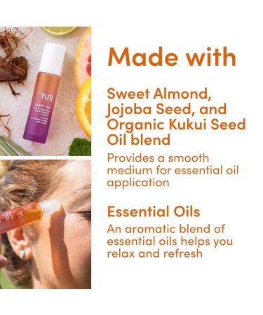 YUNI Beauty Essential Oil Roll On - Carry Om Stress-Relieving Aromatherapy | Natural Calming Perfume Alternative - Paraben-Free & Cruelty-Free - Buy Online on GoSupps.com