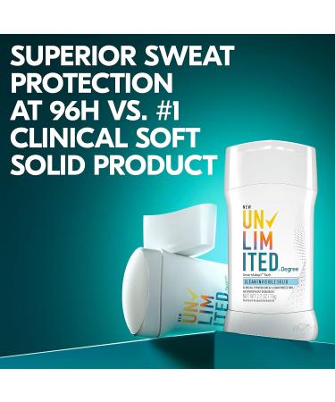 Degree Unlimited Antiperspirant Deodorant Stick 2 Count - SmartAdapt Tech, 2.7 oz - Buy Online on GoSupps.com