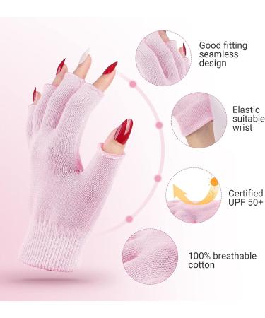 Melodysusie Fingerless Moisturizing Gloves for Small Hands - Soft, Overnight Treatment for Dry, Rough, and Cracked Skin - Buy Online on GoSupps.com