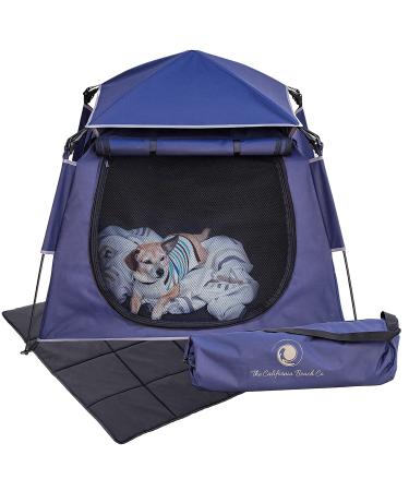 POP 'N GO Pet Playpen for Dogs & Cats - Portable, 39-inch-Wide x 33-inch-Tall Cat and Puppy Dog Tent - Indoor or Outdoor Pen for Small, Medium and Large Pets Navy