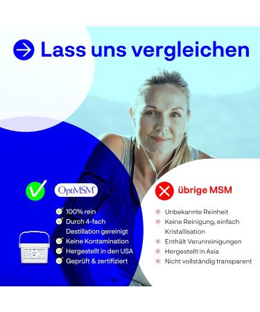 KALA HEALTH OPTIMSM MSM Powder 5kg - Organic Methylsulfonylmethane Supplement for Joints Skin Hair & Nails - Additive-Free Lab-Tested - Buy Online on GoSupps.com
