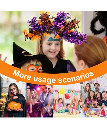 Halloween Headbands for Women - Pumpkin Ghost Bat Skeleton Colorful Wool Strips Halloween Hair Bands | Halloween Accessories for Adults Halloween Headwear Favors - Buy Online on GoSupps.com
