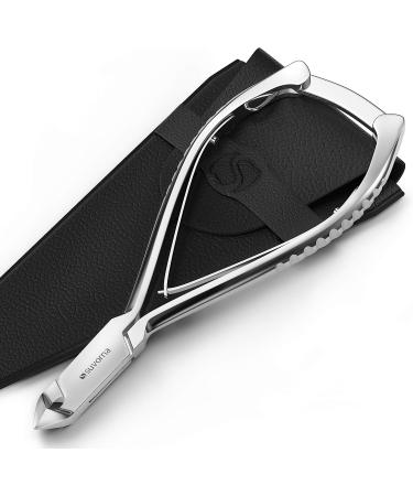 Suvorna 4.5 Professional Cuticle Trimmer - Japanese Steel Cuticle Scissor for Perfect Nail Care - Manicure & Pedicure Beauty Tool with Safety Lock - Buy Online on GoSupps.com