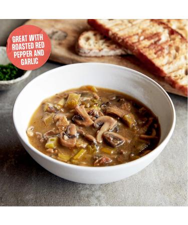 Merchant Gourmet Simply Dried Mixed Mushrooms - Delicious Mix of Oyster Shiitake & Porcini Mushrooms - Perfect in Risottos Stocks and Soups - Ready in Minutes & Vegan - Pack of 6 x 30g Pouches - Buy Online on GoSupps.com