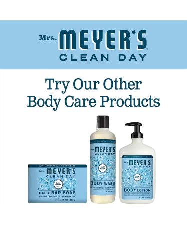 Mrs. Meyer's Body Lotion - Non-Greasy Moisturizer for Dry Skin, Rain Water Scent, 46.5 oz, Pack of 3 - Buy Online on GoSupps.com