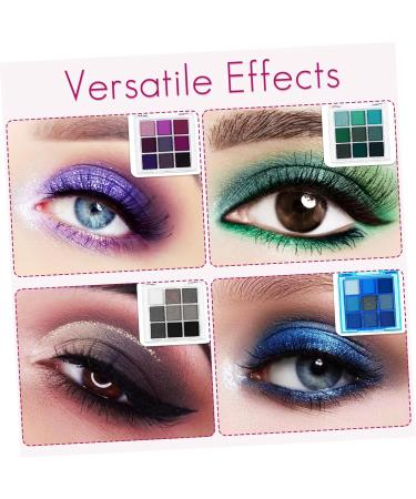 MUSISALY 4 Pcs Eye Shadow Palette Eye Makeup Palette Bright Eyeshadow Palette Glitter Eyeshadow Plastic - Buy Online on GoSupps.com