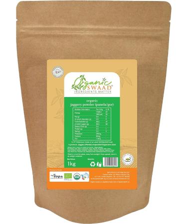 Organic Jaggery Powder 1kg - Pure Panela/Gor for Natural Sweetness - Buy Online on GoSupps.com