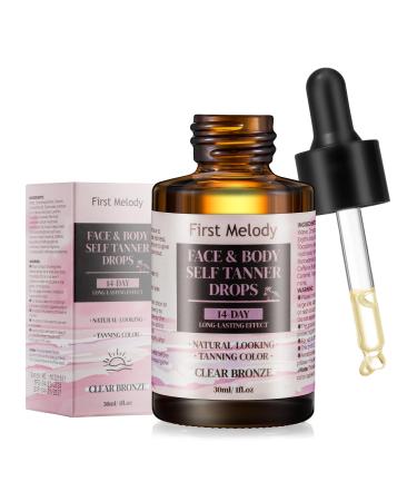 Self Tanner Drops for Face Tanner Sunless Tan Body & Face Self Tanner Drops Face Tanning Drops (Drops-3)