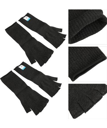 Buy Verdant Touch Safe Protector - Level 5 Cut-Resistant Safety Cuffs with Finger Holes 40 cm Length Multi-Colored 2 Pairs | International Shipping Available - Buy Online on GoSupps.com