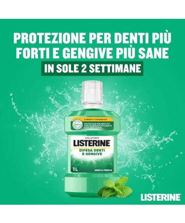 Buy Listerine Mouthwash 2L - Fresh Mint Flavor Fluoride Protection for Teeth & Gums | Strong Oral Hygiene Solution - Buy Online on GoSupps.com