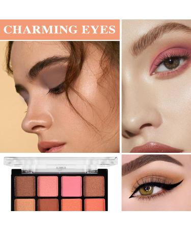 16 Colors Eyeshadow Palette Matte Nude Eye Makeup Palette Ultra-Blendable Long Lasting High Pigmented Waterproof Nudes Neutral Smooth Eye Shadow Palette for Women Natural Charming Looking #02 16 Colors 2# - Buy Online on GoSupps.com
