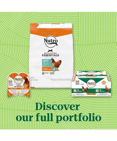 NUTRO Perfect Portions Adult Wet Cat Food Grain Free Chicken Pat Entr es 75g Tray (Pack of 24) Chicken 75 g (Pack of 24) - Buy Online on GoSupps.com