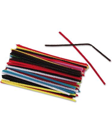 Chenille Kraft Regular Stems 6 x 4 mm Metal Wire Polyester Assorted 100/Pack (CKC710001) - Buy Online on GoSupps.com